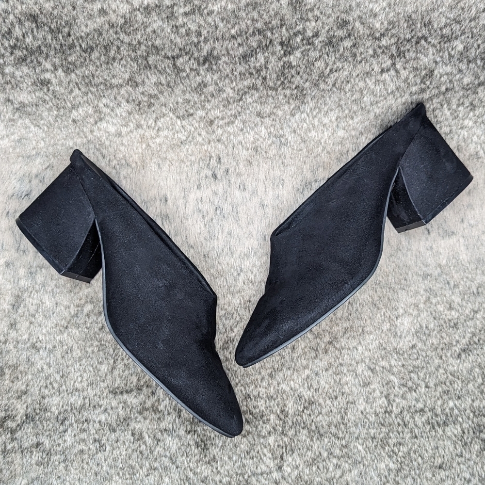 Urban Outfitters Marta Mule Heels Black Women's 9 - Picture 9 of 14